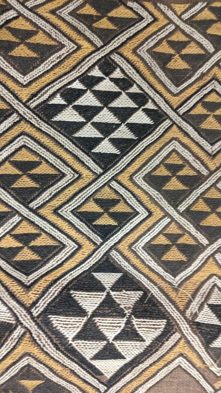 ORIGINAL AFRICAN KUBA RAFFIA CLOTH PANEL TEXTILE CURRENCY KASSAI SHOOWA DRCONGO gallery
