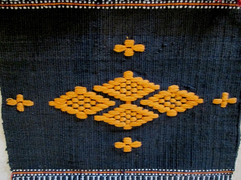 Home Decor, wall hanging,single multicolor weaved band of blanket Djerma niger gallery