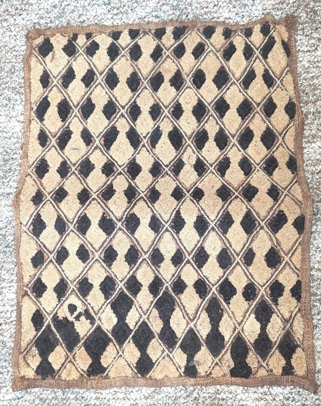 AFRICAN ORIGINAL KUBA RAFFIA CLOTH PANEL TEXTILE CURRENCY KASSAI SHOOWA DR CONGO gallery