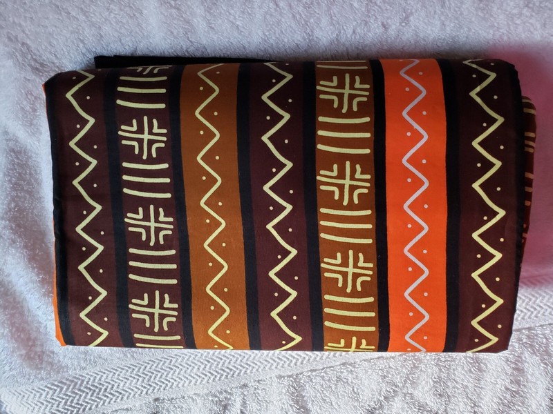 African MudCloth Print Fabric. Mudcloth Bogolan Print. 2 YARDS MINIMUM SALE gallery