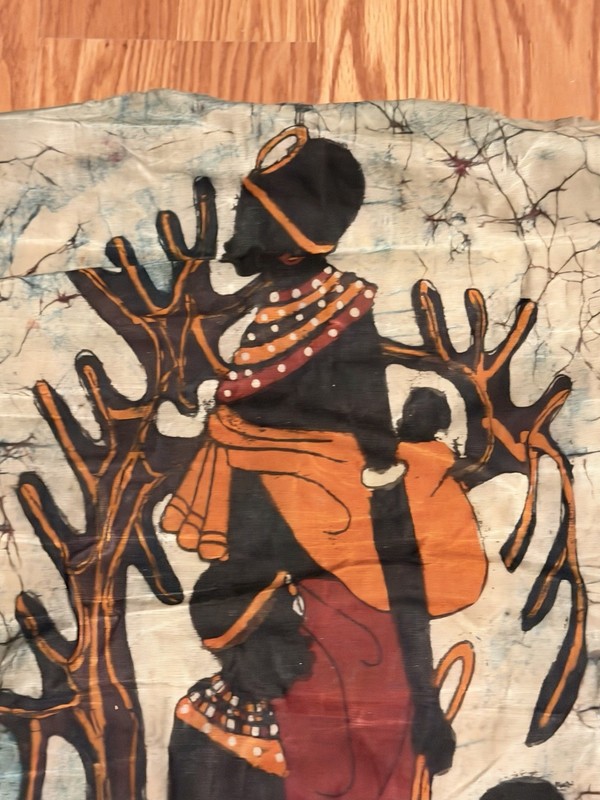 Large Made In Kenya African Canvas Hanging Artwork Painted gallery