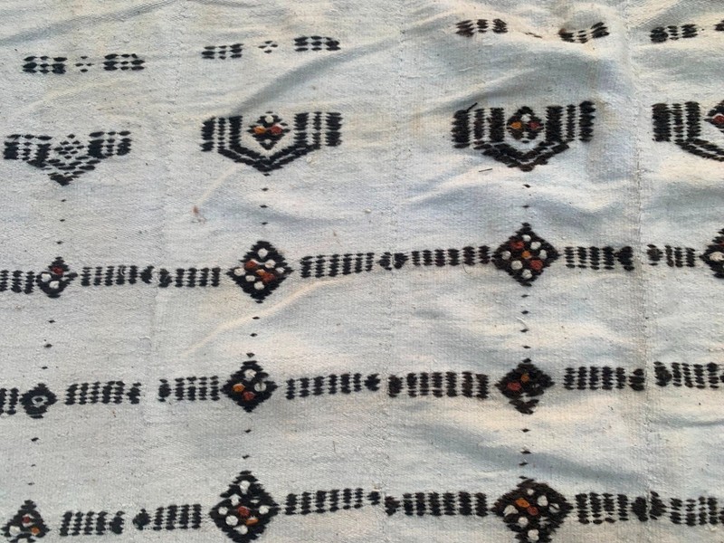 Vintage African Fulani Blanket Handmade Fulani Wedding Hanging Tent Mali 5x8 ft gallery