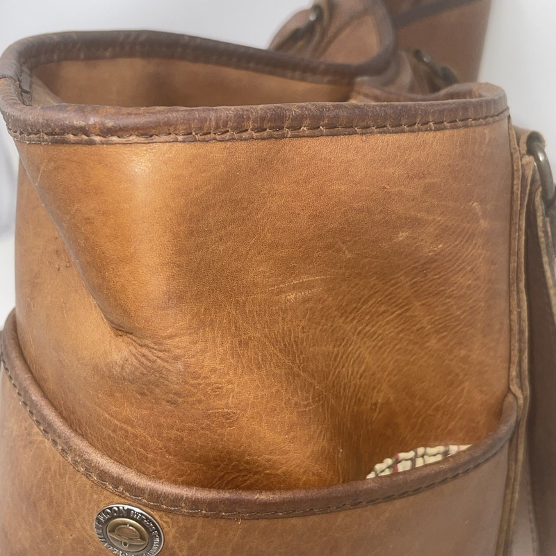 Melvill & Moon Brown Leather Dar Es Salaam Day Bag South African Safari Luxury gallery