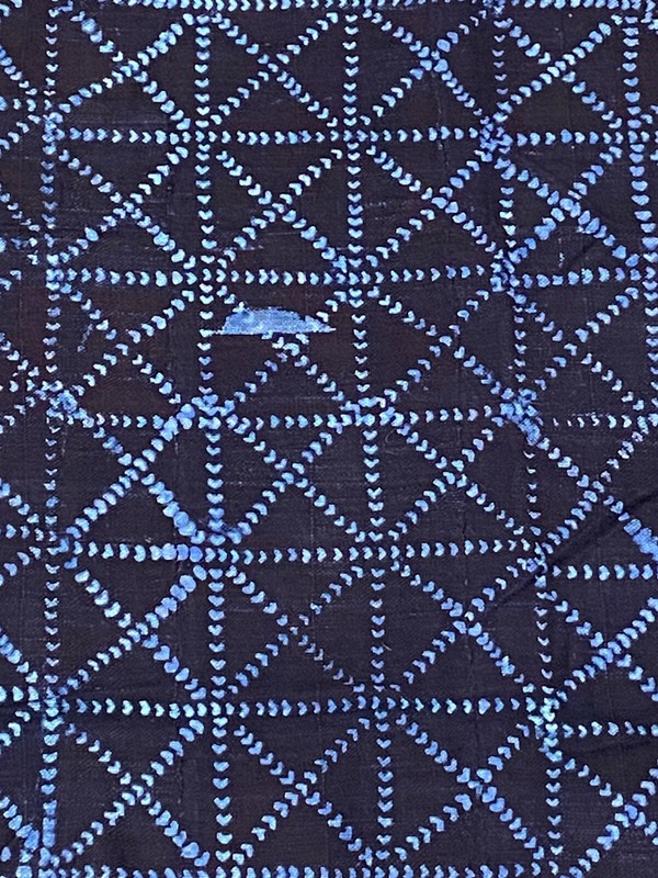 #5956 Fine Indigo Cloth - Mossi Tribe Burkina Faso 59" H by 40" W gallery