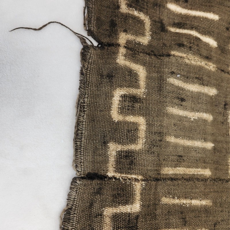 Vintage Authentic African Mudcloth Blanket Mali Hand Woven Bogolanfini Tapestry gallery