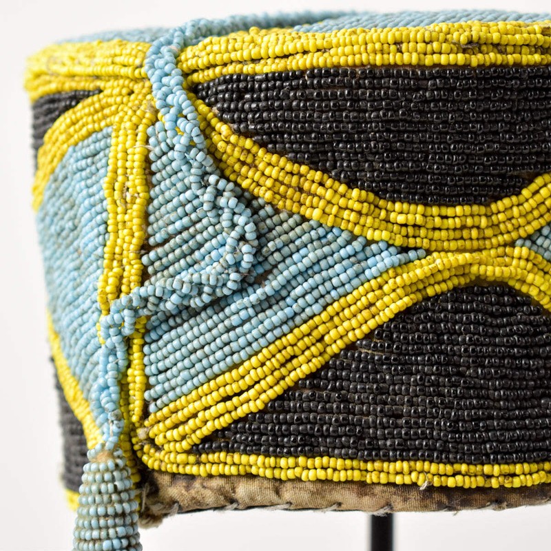 Yoruba Beaded Hat Nigeria Sidley Collection gallery
