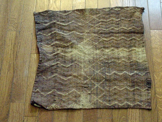Vintage handmade African art Kuba cloth , fabric Zaire Congo(DRC). #315 Tapestry gallery