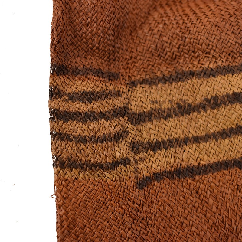 Dida Ceremonial Raffia Tie-Dye Textile Côte d'Ivoire 17x10 inch gallery