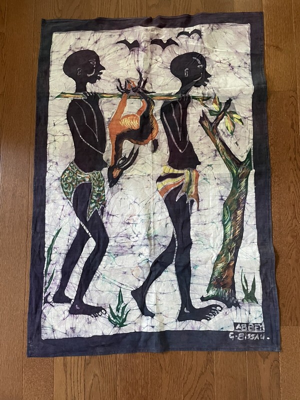 AFRICAN BATIK TAPESTRY 23.5″x 34″