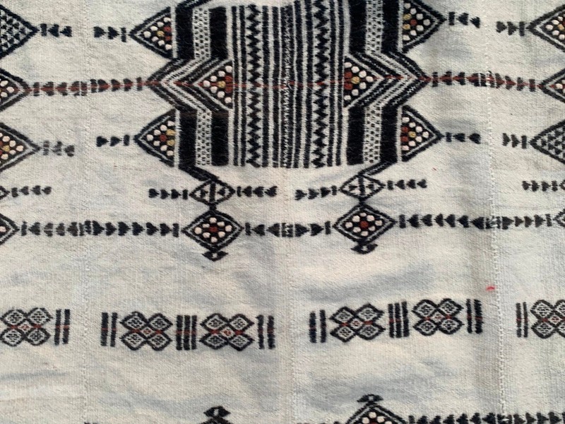 Vintage African Fulani Blanket Handmade Fulani Wedding Hanging Tent Mali 4x8 ft gallery