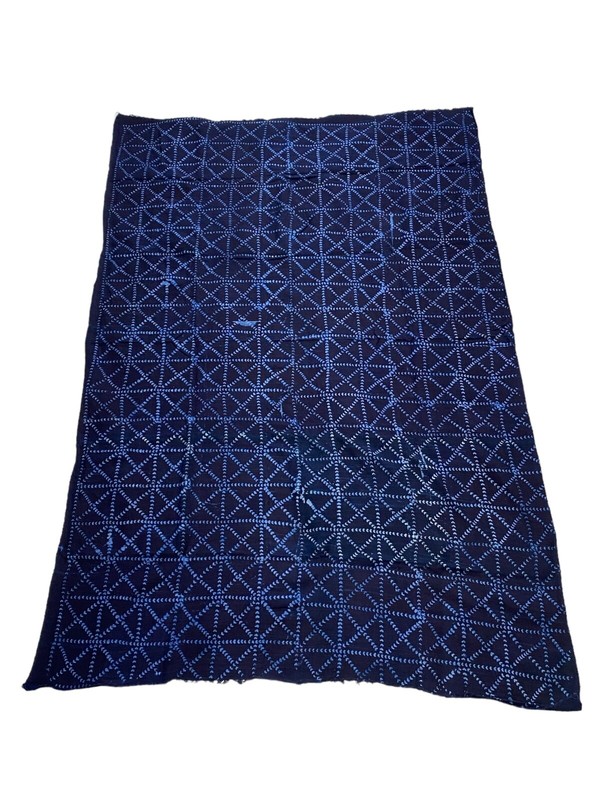 #5956 Fine Indigo Cloth - Mossi Tribe Burkina Faso 59" H by 40" W gallery