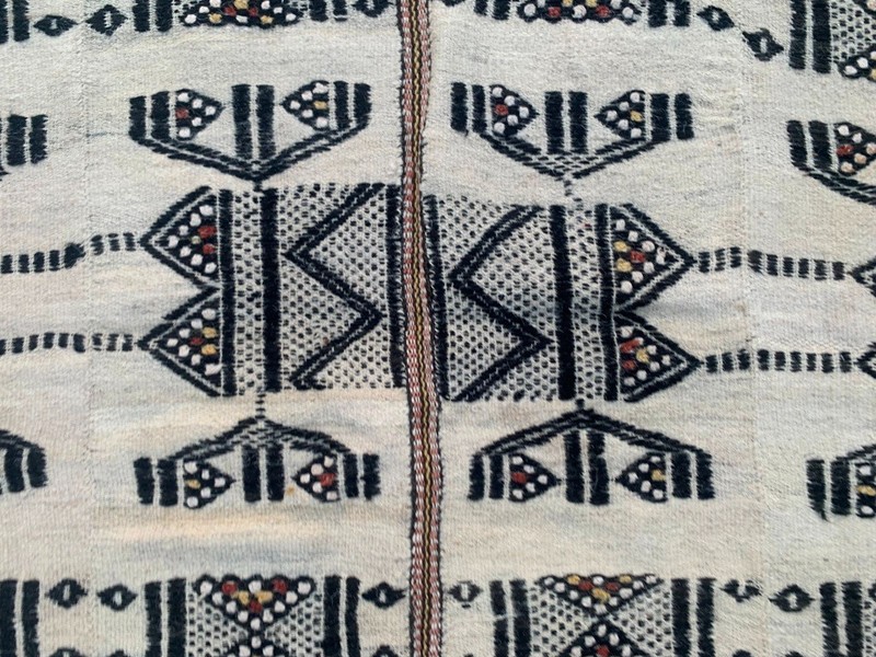 Vintage African Fulani Blanket Handmade Fulani Wedding Hanging Tent Mali 4x7 ft gallery