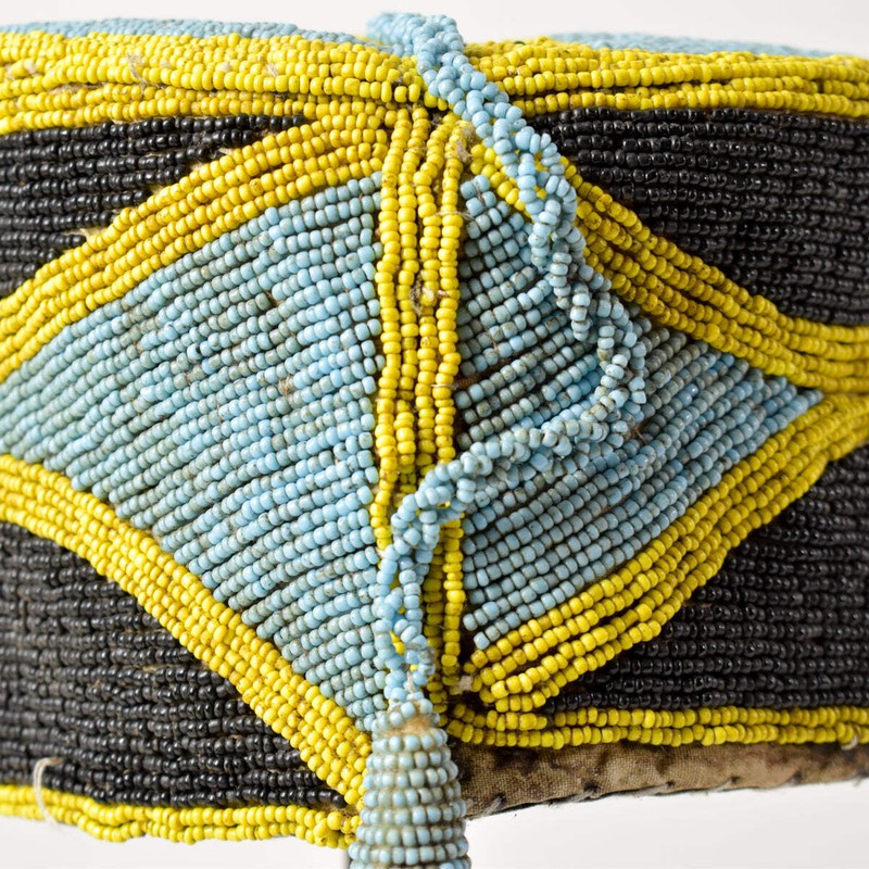 Yoruba Beaded Hat Nigeria Sidley Collection gallery