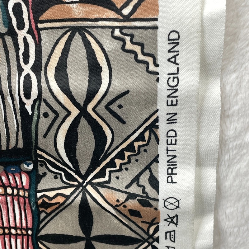 African Mudcloth Textile Fabric Tribal Cotton 56" x 1 yd 28" Printed In England gallery