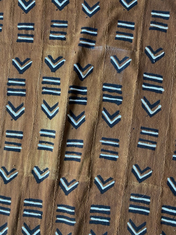 VINTAGE African MUD CLOTH handpainted! gallery