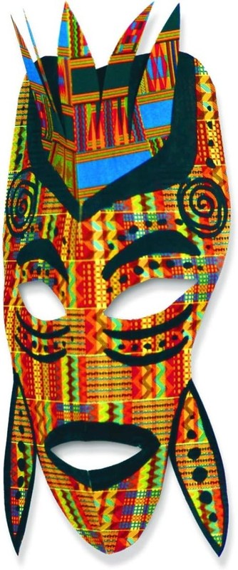 Double-Sided African Textile Paper Set - 32 Sheets for Crafting & Celebrations gallery