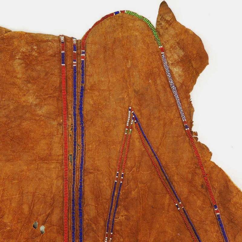 Maasai Beaded Leather Cape Olekesana Kenya gallery