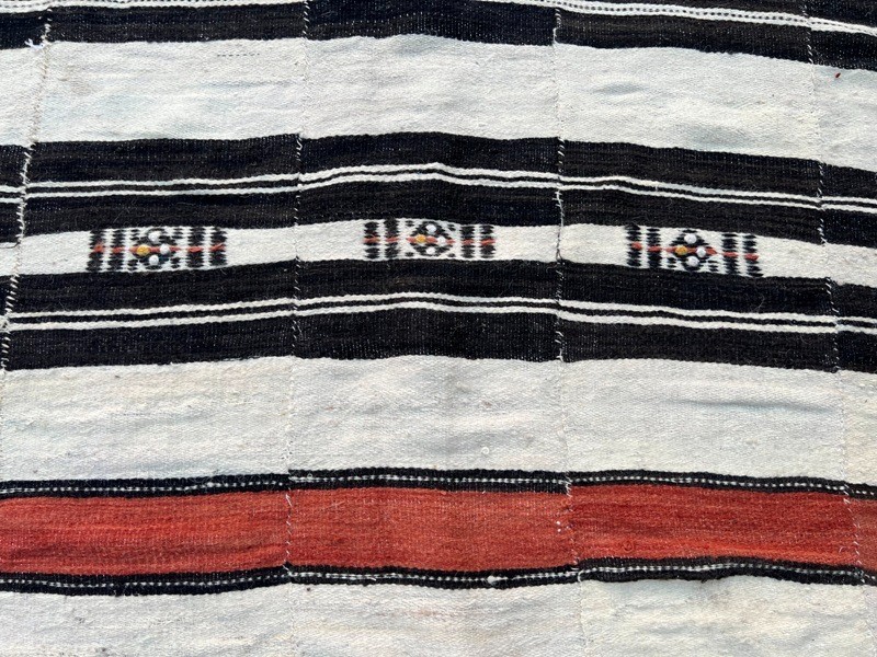 Vintage African Fulani Blanket Handmade Fulani Wedding Hanging Tent Mali 4x8 ft gallery
