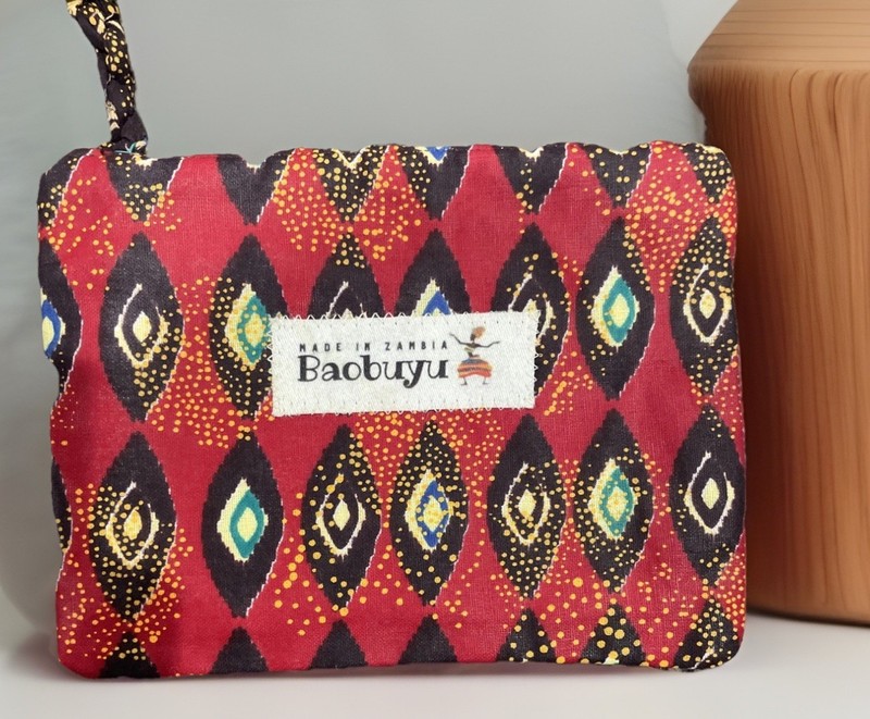 2 Handcrafted In Zambia African Baobuyu Travel Bags Tribal Retro gallery