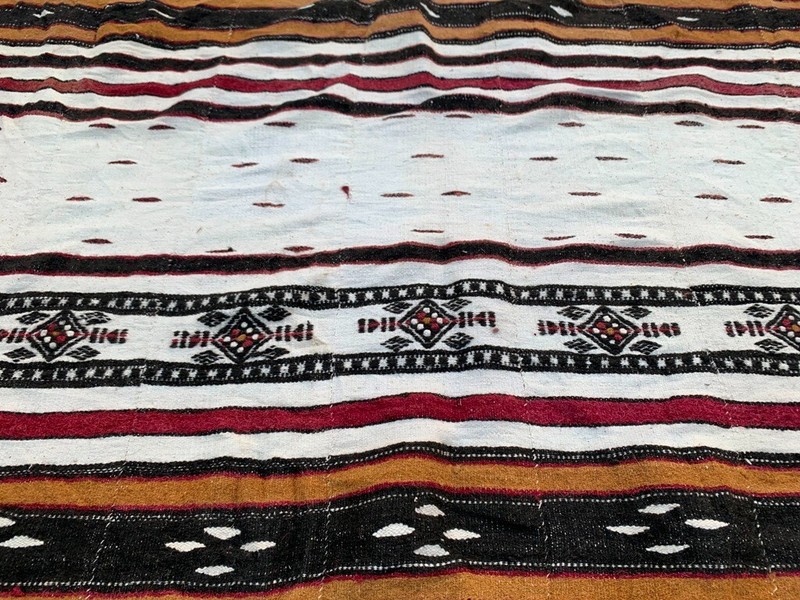 Vintage African Fulani Blanket Handmade Fulani Wedding Hanging Tent Mali 4x8 ft gallery