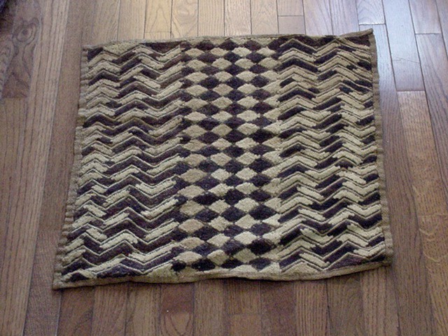 Vintage handmade African art Kuba cloth , fabric Zaire Congo(DRC). #321 Tapestry