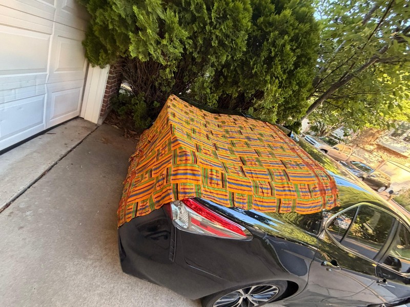 Vintage Kente Cloth Ghana | 64x40 African Fabric | Colorful Ashanti Textile (D) gallery