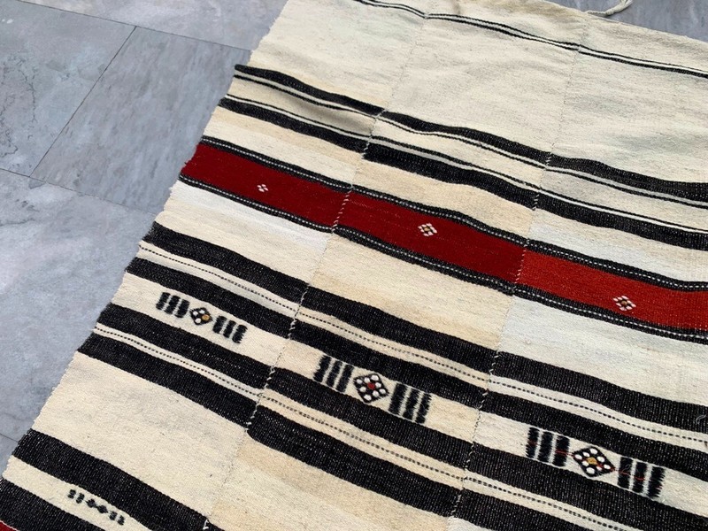 Vintage African Fulani Blanket Handmade Fulani Wedding Hanging Tent Mali 4x7 ft gallery