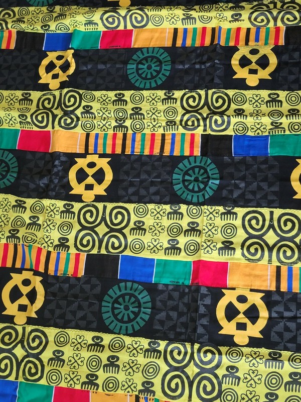 New African Kente Cloth Ghana handwoven textile Art Home decor 6 feet × 10 feet gallery