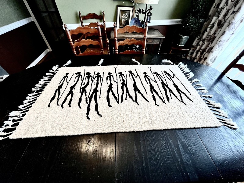 South African Hand Woven Wool Wall Tapestry 54”x27” gallery