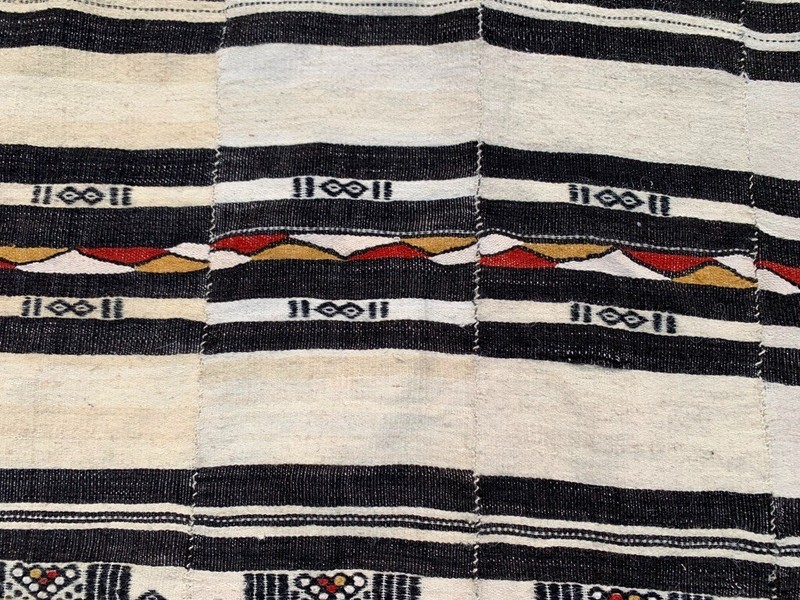 Vintage African Fulani Blanket Handmade Fulani Wedding Hanging Tent Mali 4x7 ft gallery