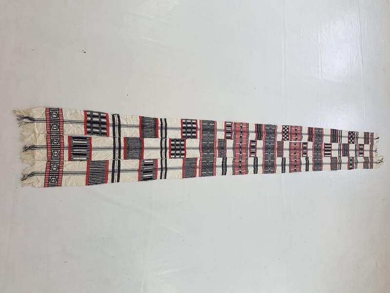 Vintage African Fulani Handwoven Textile 104×12 inches