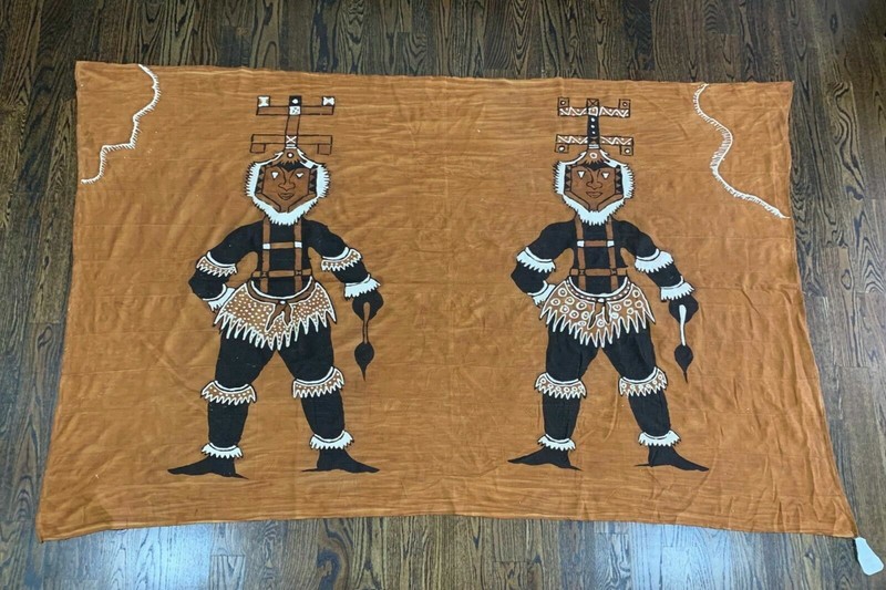 DECORATIVE CLOTH DEMOCRATIC REPUBLIC CONGO CENTRAL AFRICA- #6