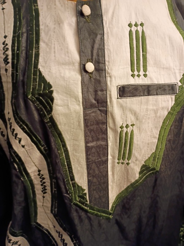 Handmade Dashiki From Nigeria Matched With A Crown Custom Tailored By Myself. gallery