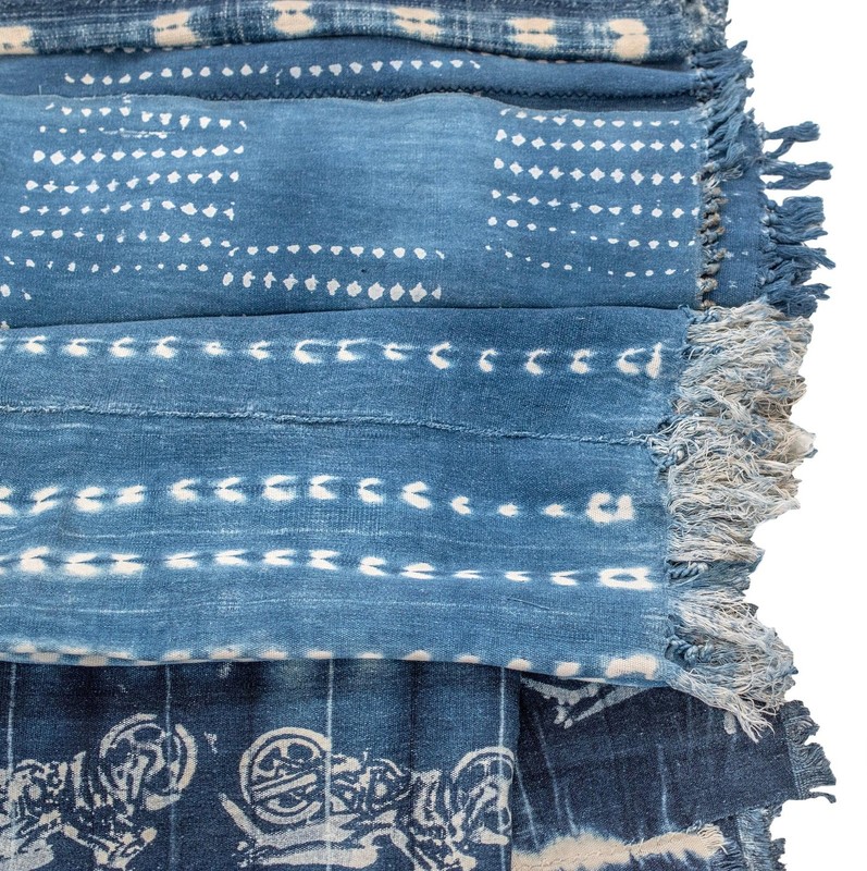 Light Blue West African Indigo Cloth Burkina Faso Cotton gallery