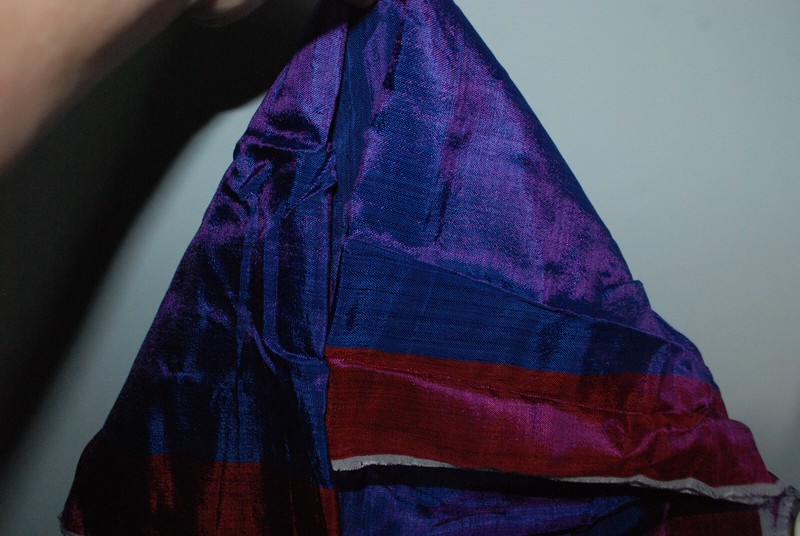 African hand made cloth scarf shawl 54" X 6" MULTI COLOR gallery