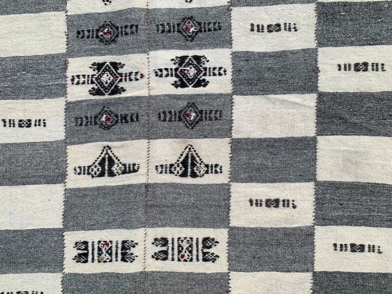 Vintage African Fulani Blanket Handmade Fulani Wedding Hanging Tent Mali 4x7 ft gallery