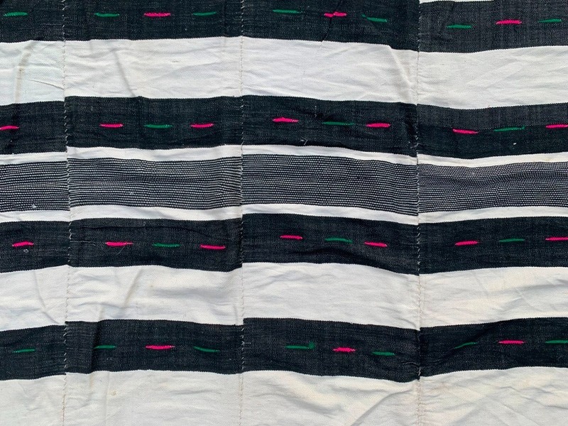 Vintage African Fulani Blanket Handmade Fulani Wedding Hanging Tent Mali 5x8 ft gallery