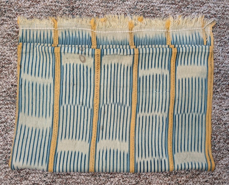 AFRICAN ORIGINAL HANDMADE COTTON TEXTILE STRIPWOVEN FABRIC WRAPSKIRT CLOTHING gallery