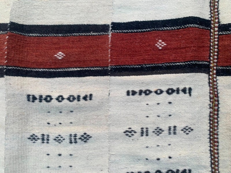Vintage African Fulani Blanket Handmade Fulani Wedding Hanging Tent Mali 5x8 ft gallery