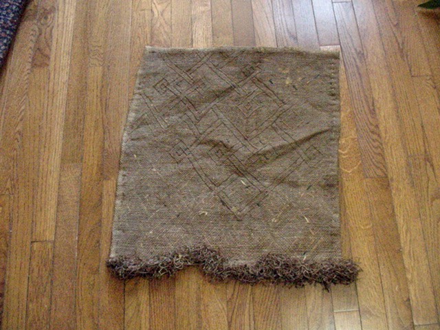 Vintage handmade African art Kuba cloth , fabric Zaire Congo(DRC). #328 Tapestry gallery
