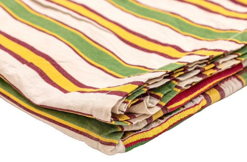 African Ashanti Kente Cloth #14910 Ghana Multicolor Cotton Handmade gallery