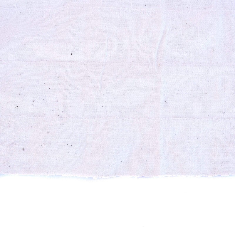 White Mudcloth Textile Mali 63x37 Inch gallery