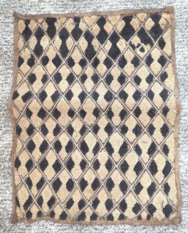 AFRICAN ORIGINAL KUBA RAFFIA CLOTH PANEL TEXTILE CURRENCY KASSAI SHOOWA DR CONGO gallery