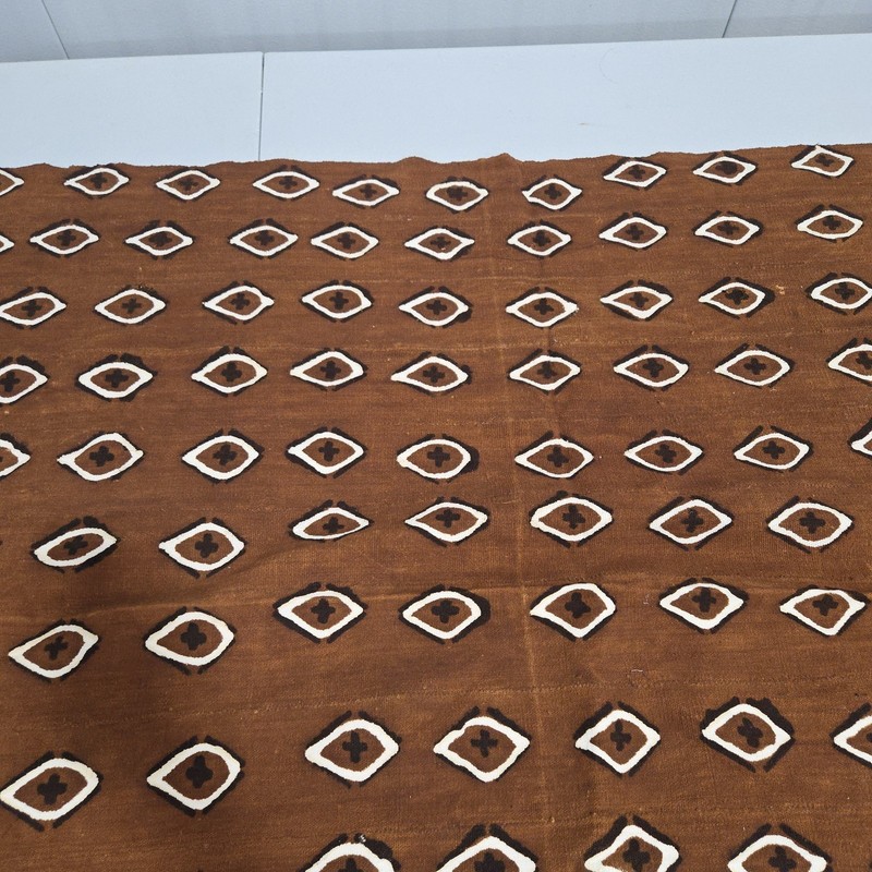 African Textile Art Mud Cloth | Eye Patterned | 65 x 45-1/2 inches gallery