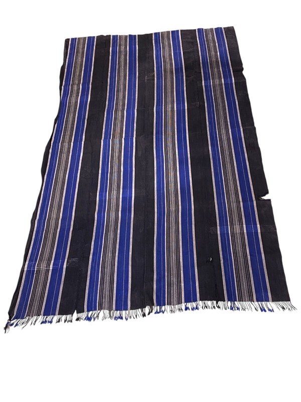 # 7313 Vintage Indigo Cloth - Mossi Tribe Burkina Faso 41" by 68" gallery