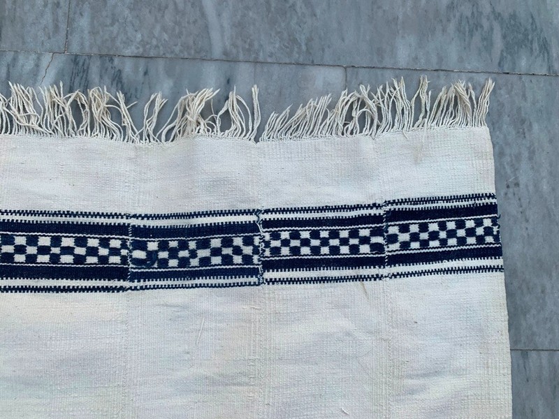 Vintage African Fulani Blanket Handmade Fulani Wedding Hanging Tent Mali 4x7 ft gallery