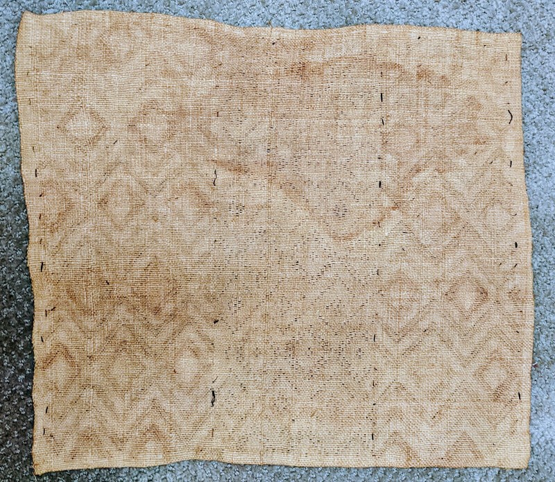 ORIGINAL KUBA RAFFIA CLOTH PANEL TEXTILE CURRENCY KASSAI SHOOWA DR CONGO ETHNIX gallery