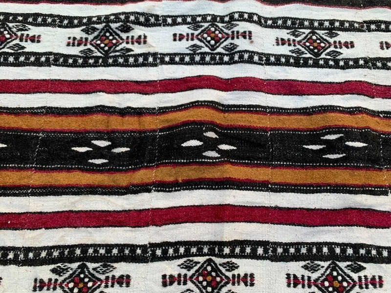 Vintage African Fulani Blanket Handmade Fulani Wedding Hanging Tent Mali 4x8 ft gallery