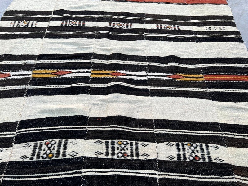 Vintage African Fulani Blanket Handmade Fulani Wedding Hanging Tent Mali 4x8 ft gallery