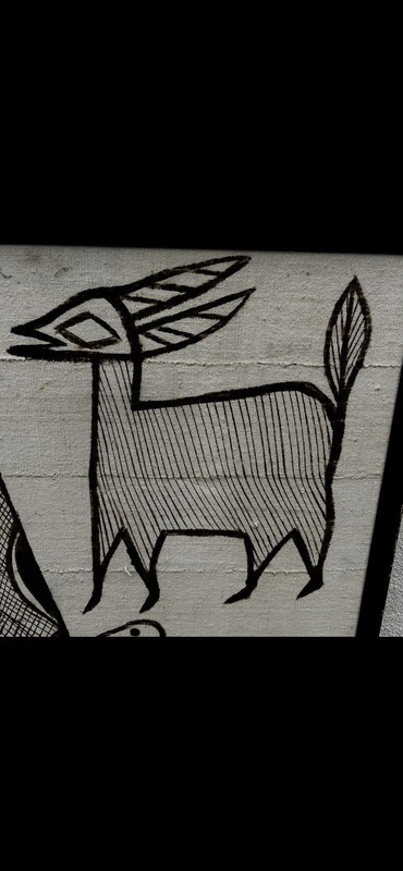Vintage Zimbabwe Handmade Wildlife Art 34x28 African Safari Wall Decor gallery